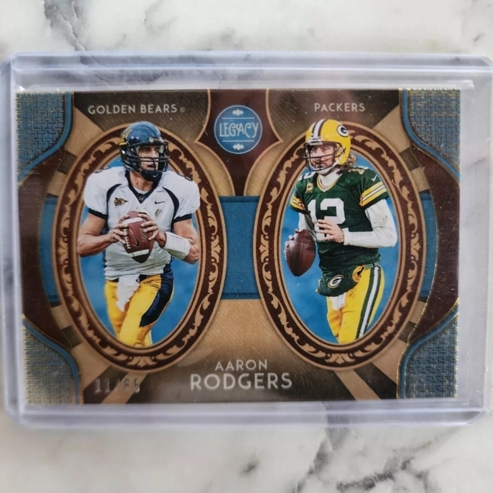 2022 AARON RODGERS Dare to Tear Saga UNRIPPED 11/65 Panini Legacy SGD-AR (OBO)